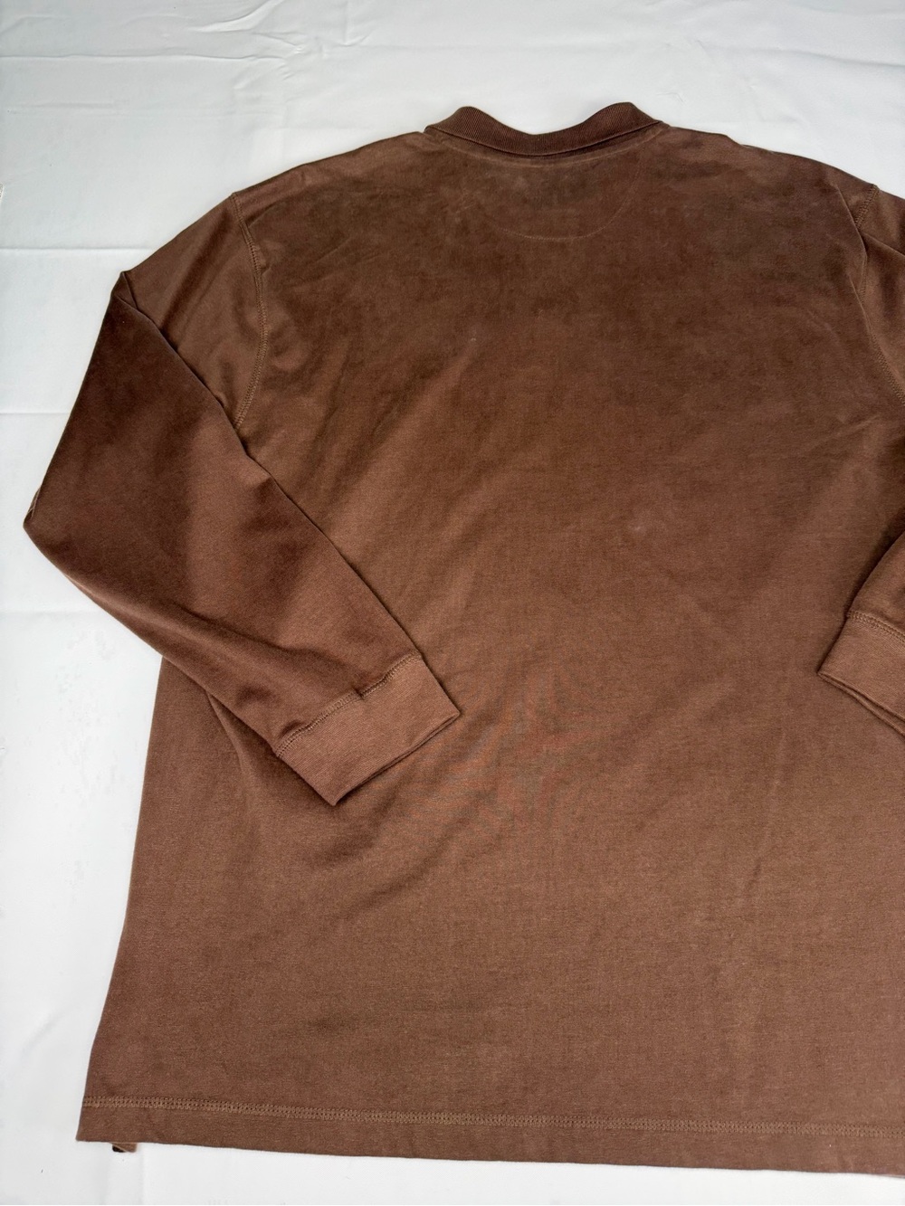 North River Outfitters XL Long Sleeve Quality  Polo Shirt - Brown - Picture 8 of 15
